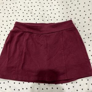 Target Women's Burgundy Mini Skirt